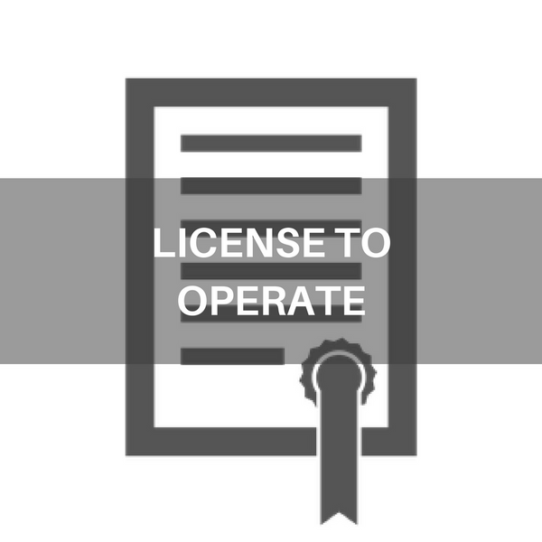 LICENSE TO OPERATE